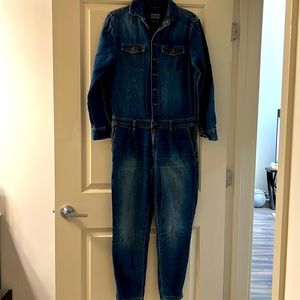 Zara denim jumpsuit